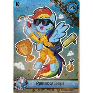 Kayou Rainbow Dash My Little Pony MLPME03-LSR-003L4 LSR Trading Card